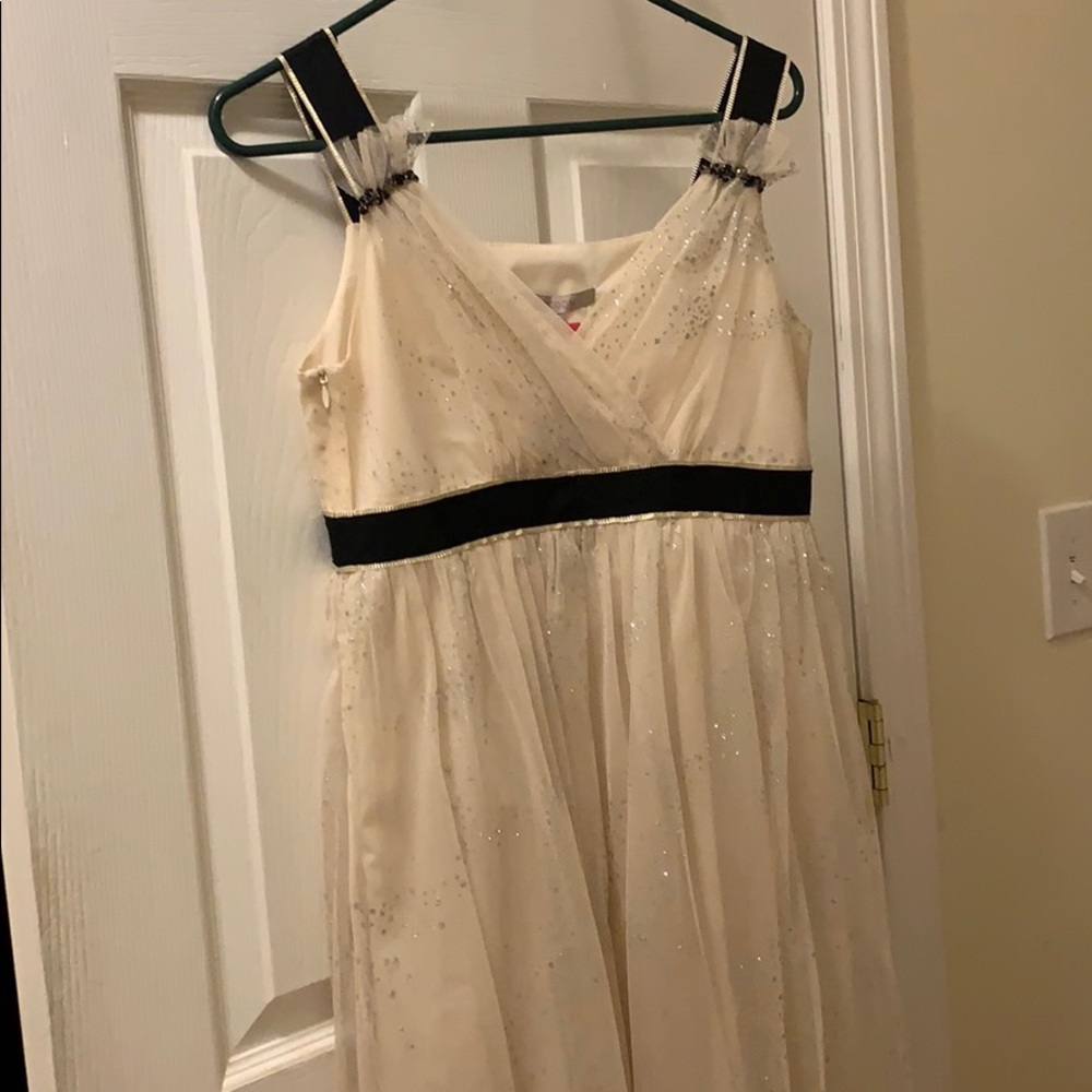 Creamy white dress
